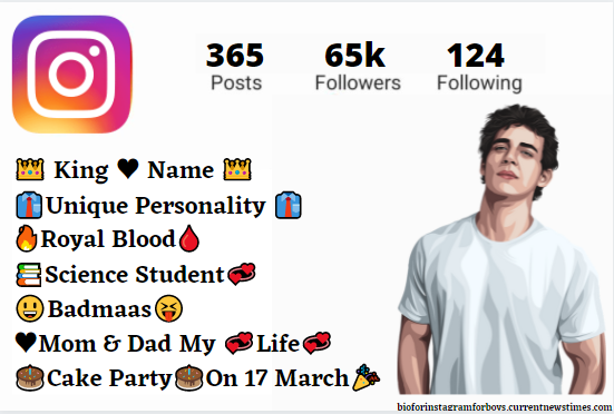 Cool Instagram Bio for School Boy